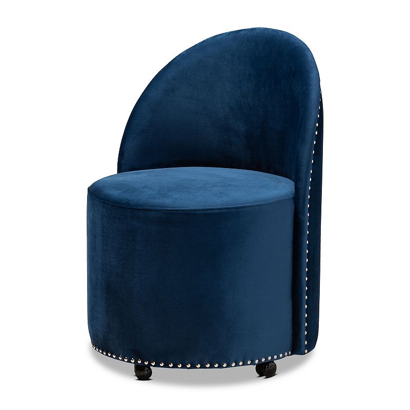 Baxton Studio Bethel Chair, Blue
