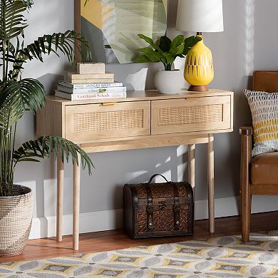 Baxton Studio Baird Brown Console Table