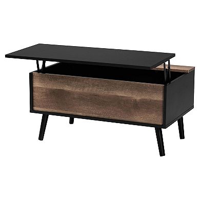 Baxton Studio Jensen Black Coffee Table