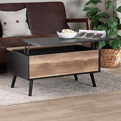 Baxton Studio Jensen Black Coffee Table