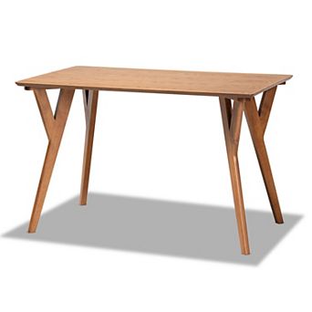 Baxton Studio Sahar Brown Dining Table