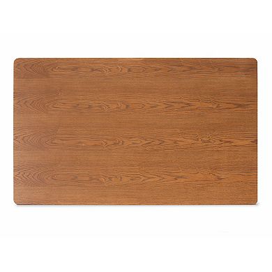 Baxton Studio Arvid Brown 3-Piece Dining Nook Set