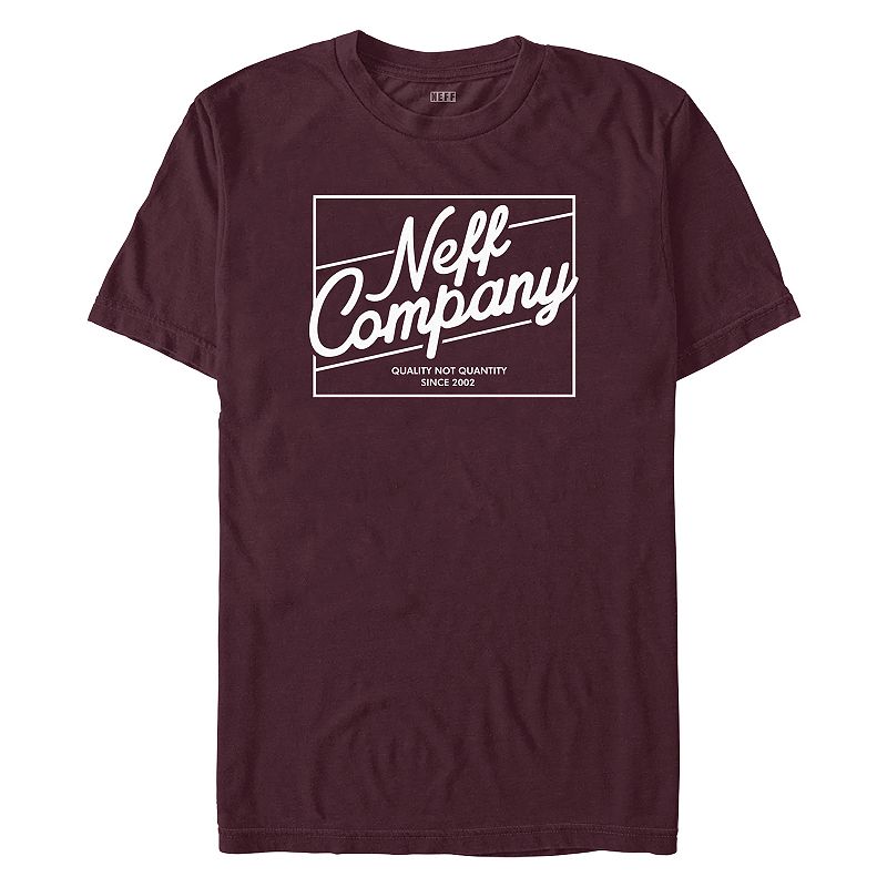 UPC 888259918099 product image for Men's Neff Deluxe Neff Block Logo Tee, Size: Large, Red | upcitemdb.com