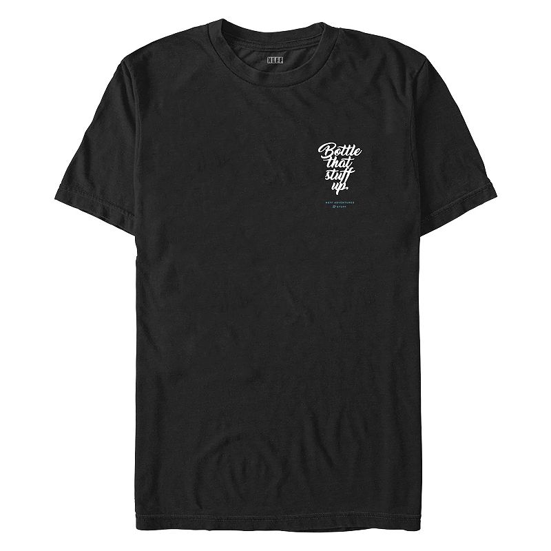 UPC 888259915432 product image for Men's Neff Bottle That Pocket Hit Tee, Size: Large, Black | upcitemdb.com