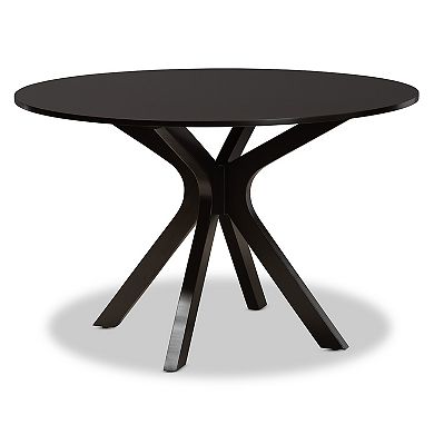 Baxton Studio Jessie Dining Table & Chair 7-piece Set