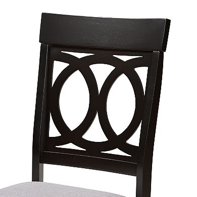 Baxton Studio Jessie Dining Table & Chair 7-piece Set