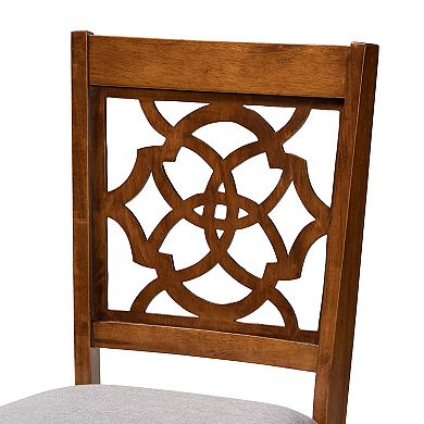 Baxton Studio Sadie Dining Table & Chair 7-piece Set