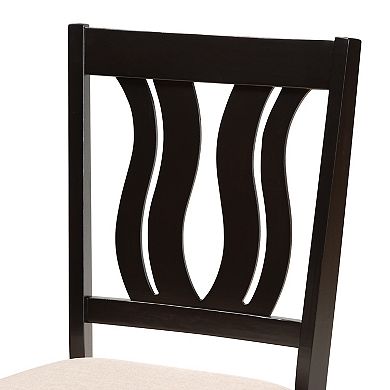 Baxton Studio Fenton Dining Chair 2-piece Set