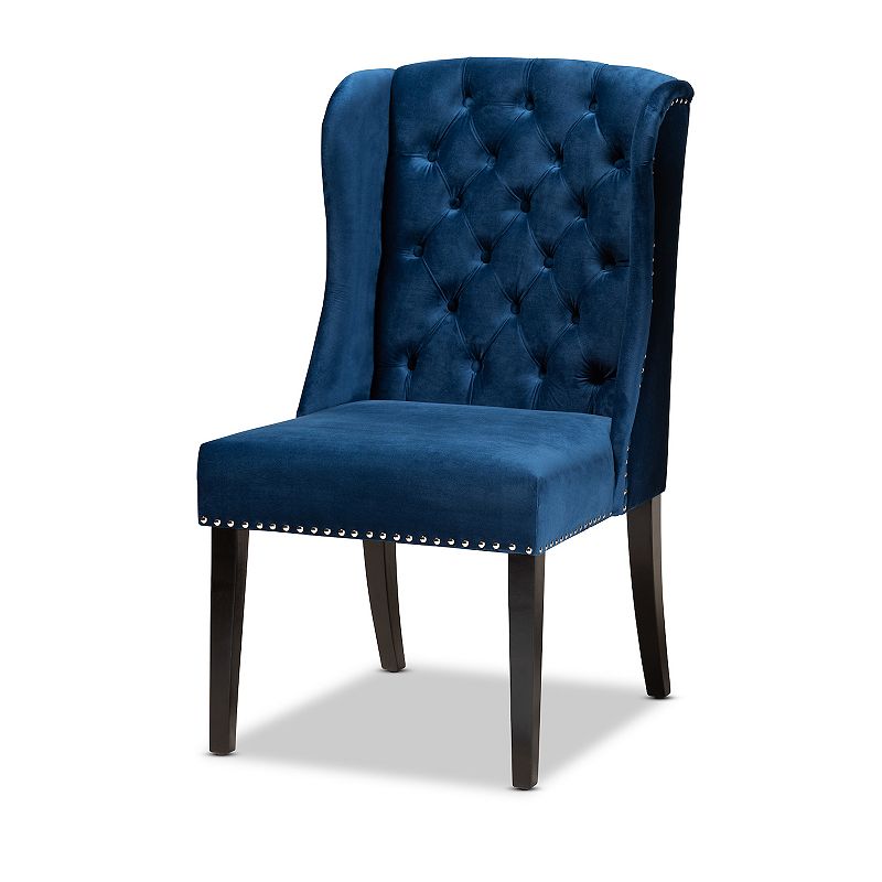 69174966 Baxton Studio Lamont Tufted Dining Chair, Blue sku 69174966
