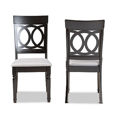 Baxton Studio Lucie Dining Chair 2-piece Set