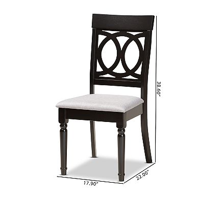 Baxton Studio Lucie Dining Chair 2-piece Set