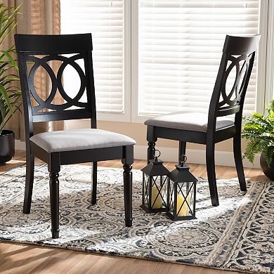 Baxton Studio Lucie Dining Chair 2-piece Set