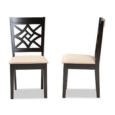 Baxton Studio Nicolette Dining Chair 2-piece Set
