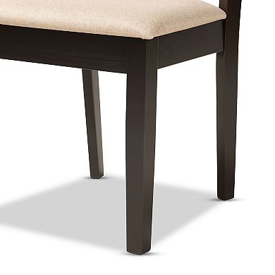 Baxton Studio Nicolette Dining Chair 2-piece Set