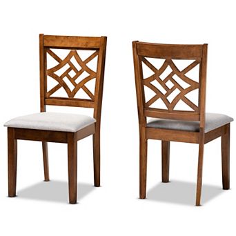 Baxton Studio Nicolette Dining Chair 2 pc Set