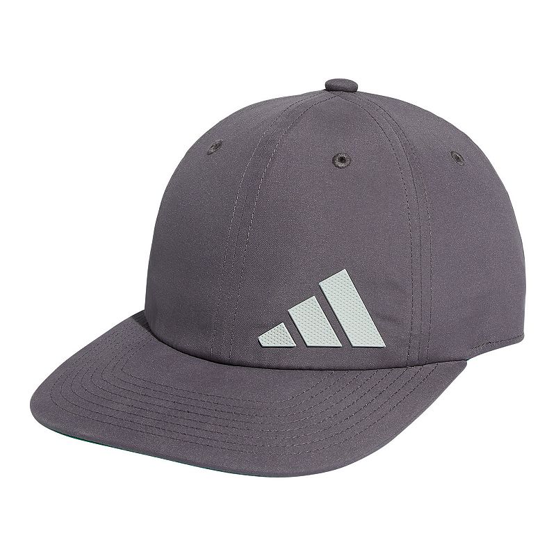 29103047 Mens adidas Offset 3-Bar Snapback Hat, Med Grey sku 29103047