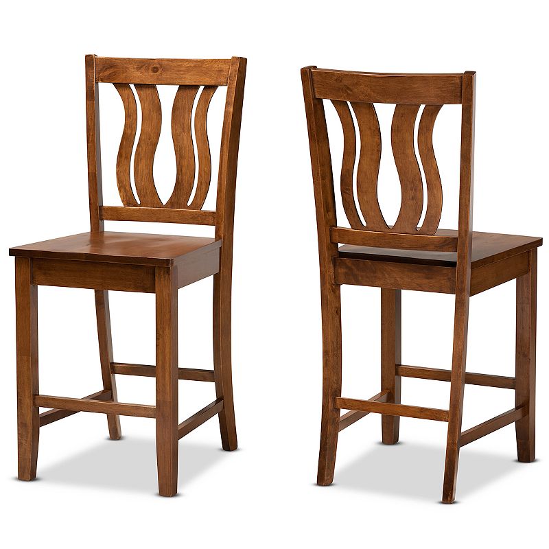 55744843 Baxton Studio Fenton Counter Stool, Brown sku 55744843