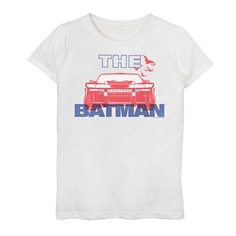 Girls 7-16 DC Comics The Batman Red Batmobile Graphic Tee