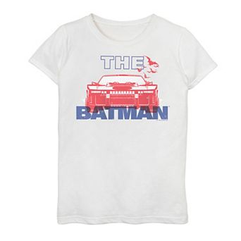 Girls 7-16 DC Comics The Batman Red Batmobile Graphic Tee