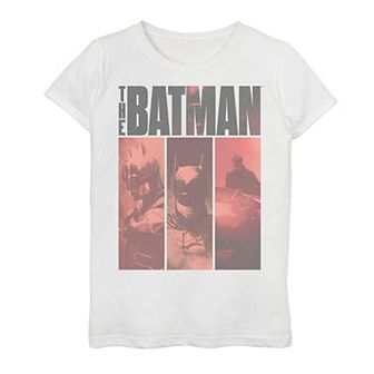 Girls 7-16 DC Comics The Batman Panel Poster Graphic Tee