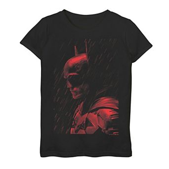 Girls 7-16 DC Comics Batman Red Rainy Knight Graphic Tee