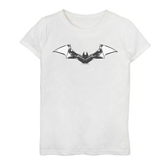 Girls 7-16 DC Comics The Batman Line Art Batman Logo Graphic Tee