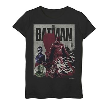 Girls 7-16 DC Comics The Batman Retro Bat Poster Graphic Tee