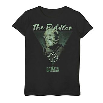 Girls 7-16 DC Comics The Batman The Riddler Poster Graphic Tee