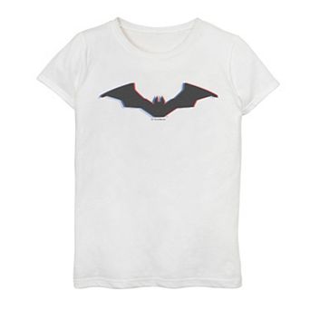 Girls 7-16 DC Comics Batman Glitch Batman Logo Graphic Tee