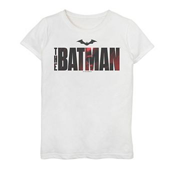 Girls 7-16 DC Comics The Batman Portrait Logo Graphic Tee