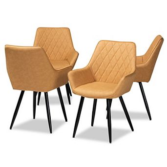 Baxton Studio Astrid Dining Chair 4 pc Set