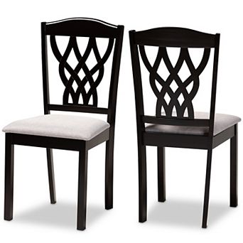 Baxton Studio Delilah Dining Chair 2 pc Set
