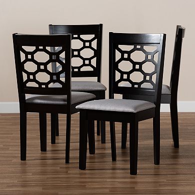 Baxton Studio Peter Dining Chair 4-piece Set