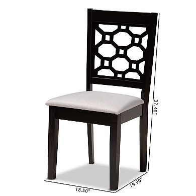 Baxton Studio Peter Dining Chair 4-piece Set