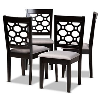 Baxton Studio Peter Dining Chair 4 pc Set