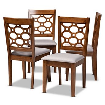 Baxton Studio Peter Dining Chair 4 pc Set