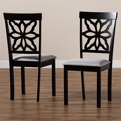 Baxton Studio Samwell Dining Chair 2-piece Set