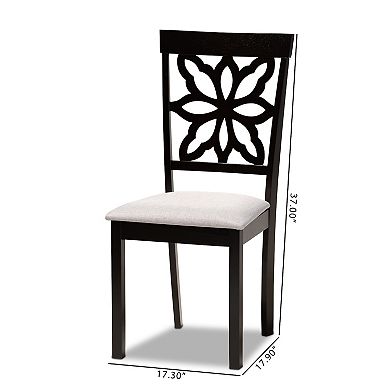 Baxton Studio Samwell Dining Chair 2-piece Set