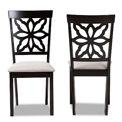 Baxton Studio Samwell Dining Chair 2-piece Set