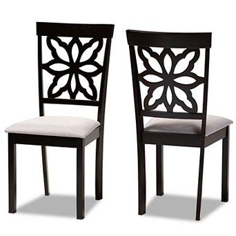 Baxton Studio Samwell Dining Chair 2 pc Set