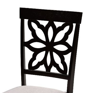 Baxton Studio Dallas Dining Table & Chair 7-piece Set
