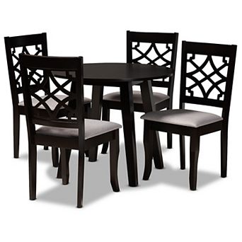 Baxton Studio Mya Dining Table & Chair 5 pc Set