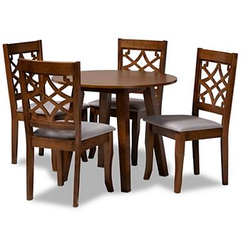 Baxton Studio Mya Dining Table & Chair 5 pc Set
