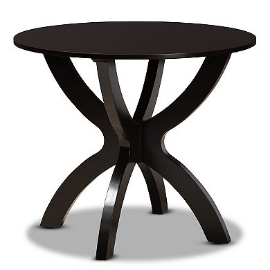 Baxton Studio Sandra Dining Table & Chair 5-piece Set