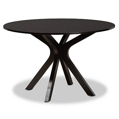 Baxton Studio Sanne Dining Table & Chair 7-piece Set