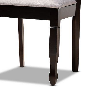 Baxton Studio Mila Dining Table & Chair 7-piece Set