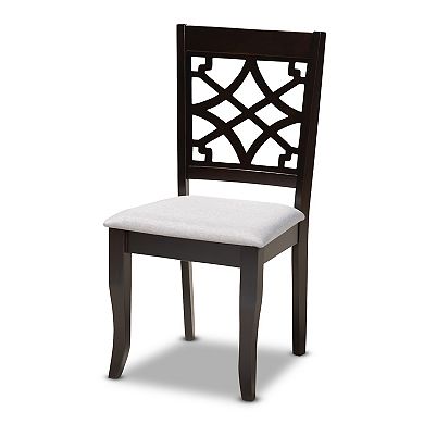 Baxton Studio Dori Dining Table & Chair 6-piece Set