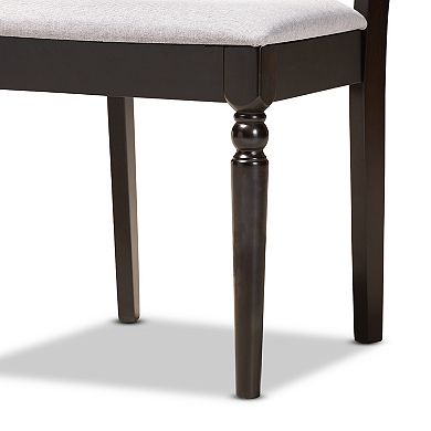 Baxton Studio Sadie Dining Table & Chair 5-piece Set