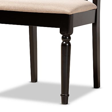 Baxton Studio Julie Dining Table & Chair 5-piece Set