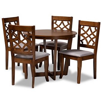Baxton Studio Tricia Dining Table & Chair 5 pc Set